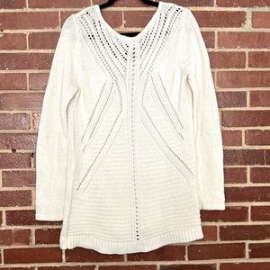 LC Lauren Conrad Off-white Sweater, Large